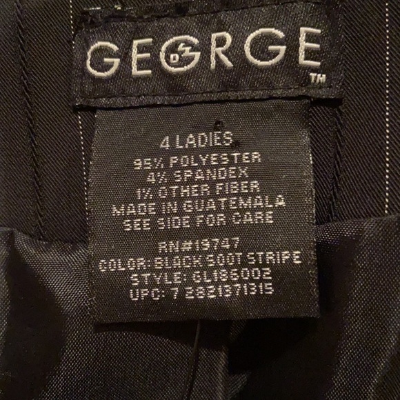 GEORGE NWOT P Twill Stripe Jacket Size 4 - Picture 4 of 4